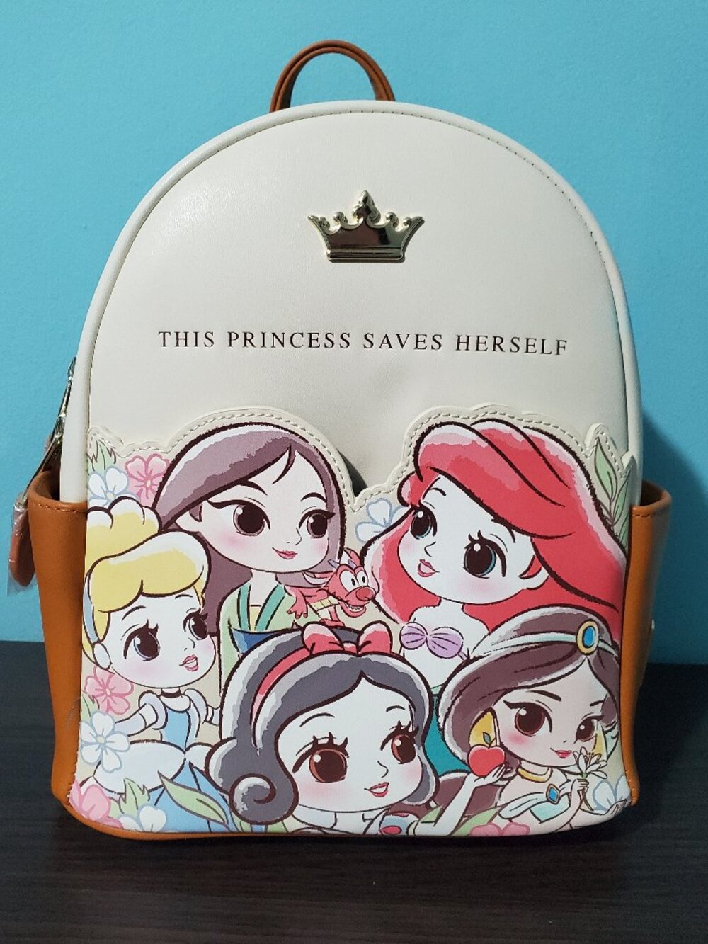 NWT Loungefly x Disney Chibi Princesses Mini Backpack